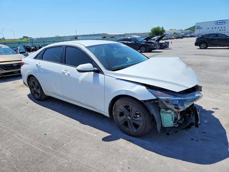 2021 Hyundai VIN 5NPLS4AG2MH006613 COPART salvage auction — FRONT END, Ok - Cert Of Title-Salvage, sold $1,550 on 2026-07-17 (photo 4)