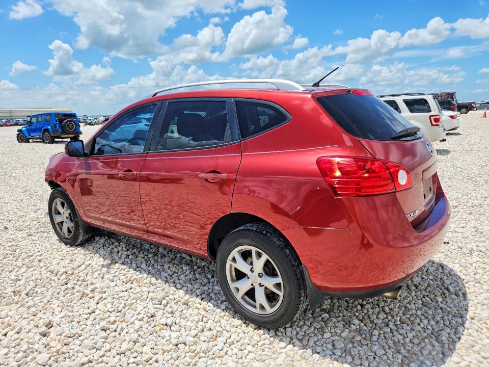 2009 Nissan Rogue sport VIN JN8AS58T79W048183 COPART salvage auction — FRONT END, Tx - Salvage Vehicle Title, sold $300 on 2026-07-02 (photo 2)
