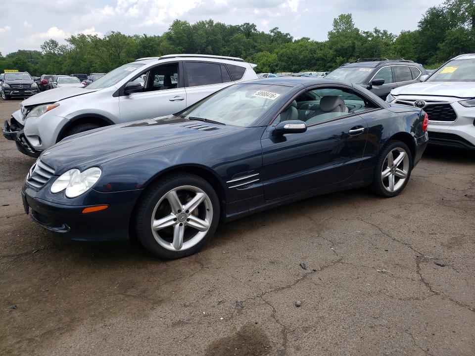 2004 Mercedes-benz Sl-class VIN WDBSK75F64F070628 COPART salvage auction — REAR END, CT - CERT OF TITLE-SALVAGE, sold $3,900 on 2026-07-14 (photo 1)
