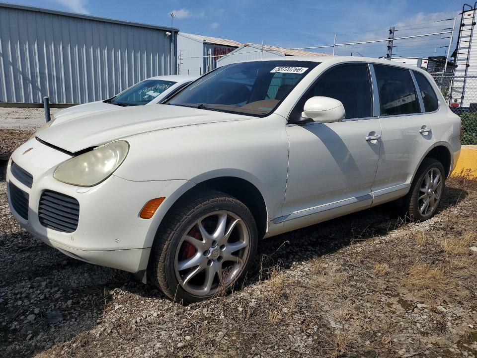 2004 Porsche Cayenne VIN WP1AC29P24LA92447 COPART salvage auction — FRONT END, Il - Certificate Of Title, sold $400 on 2026-07-27 (photo 1)