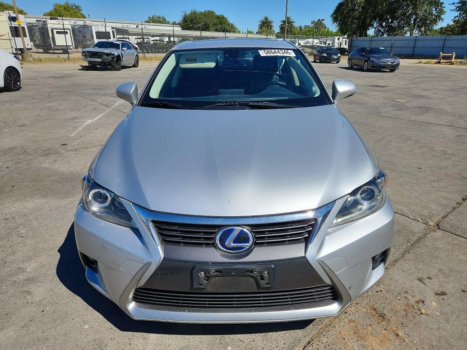 2015 Lexus Ct VIN JTHKD5BH4F2219701 COPART salvage auction — SIDE, CA - SALVAGE CERTIFICATE, sold $2,650 on 2026-07-06 (photo 5)