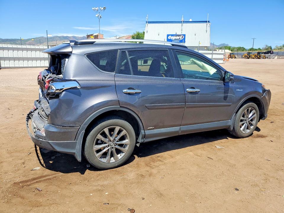 2018 Toyota VIN JTMDJREV7JD189053 COPART salvage auction — REAR END, Co - Salvage Title, sold $3,750 on 2026-07-29 (photo 3)