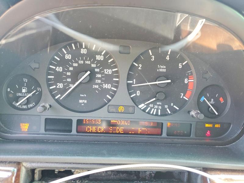1999 BMW 7 series VIN WBAGH8332XDP02574 COPART salvage auction — REAR END, Va - Certificate Of Title, sold $1,150 on 2026-07-07 (photo 9)