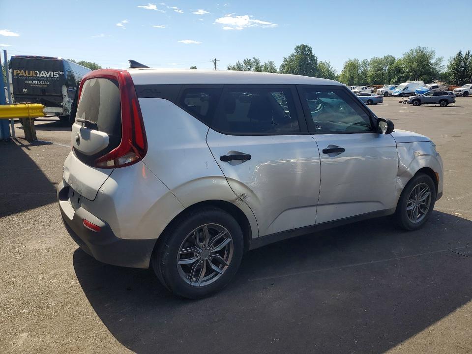 2020 Kia Soul VIN KNDJ22AU9L7091549 COPART salvage auction — FRONT END, Wa - Bill Of Sale, sold $2,250 on 2026-07-20 (photo 3)
