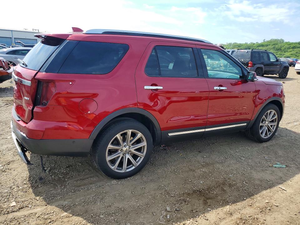 2016 Ford Explorer VIN 1FM5K8FH6GGB84675 COPART salvage auction — REAR END, Il - Salvage Certificate, sold $4,050 on 2026-07-24 (photo 3)
