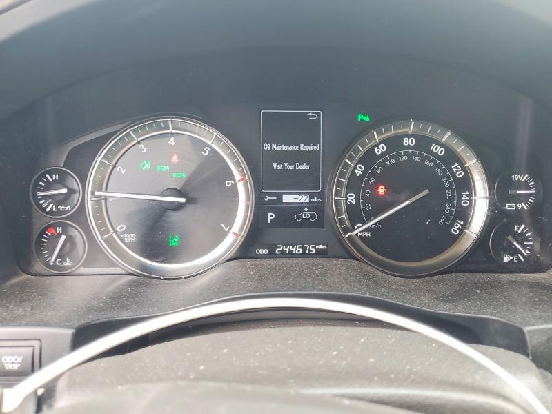 2017 Lexus Lx 570 VIN JTJHY7AX5H4225161 COPART salvage auction — MINOR DENT/SCRATCHES, Id - Certificate Of Title (P), sold $37,250 on 2026-07-22 (photo 9)