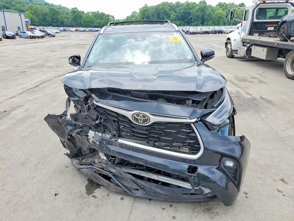 2024 Toyota VIN 5TDKDRBH8RS535432 COPART salvage auction — FRONT END, Pa - Certificate Of Salvage, sold $8,100 on 2026-07-16 (photo 5)