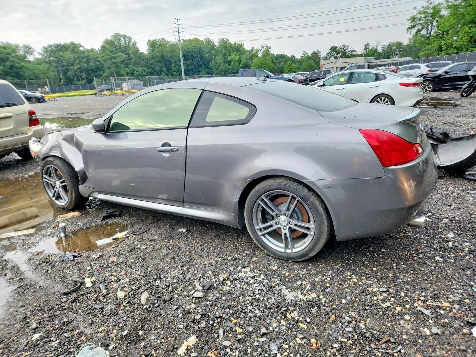 2013 Infiniti G VIN JN1CV6EL8DM980020 COPART salvage auction — FRONT END, Md - Cert Of Salvage > 75% Damage, sold $325 on 2026-07-10 (photo 2)