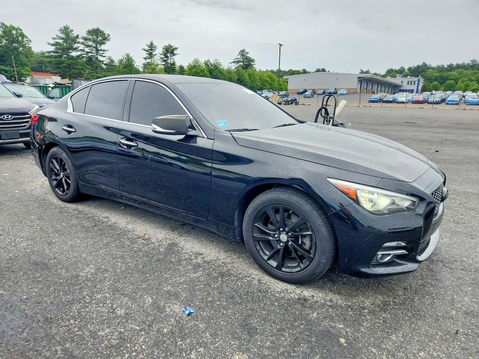 2015 Infiniti VIN JN1BV7AR2FM420590 COPART salvage auction — REAR END, Ri - Salvage Certificate Of Title, sold $350 on 2026-07-21 (photo 4)