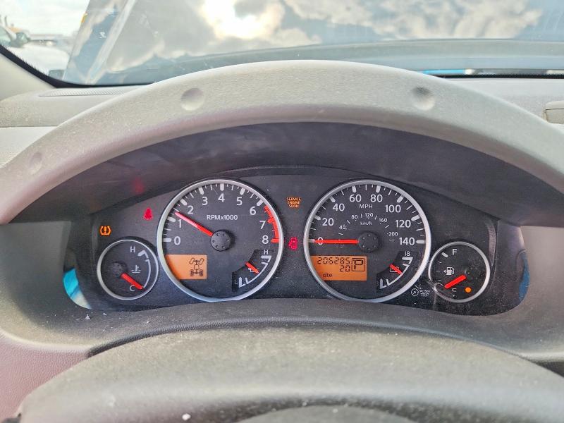 2008 Nissan Xterra VIN 5N1AN08W08C521191 COPART salvage auction — FRONT END, Tx - Salvage Vehicle Title, sold $800 on 2026-07-02 (photo 9)