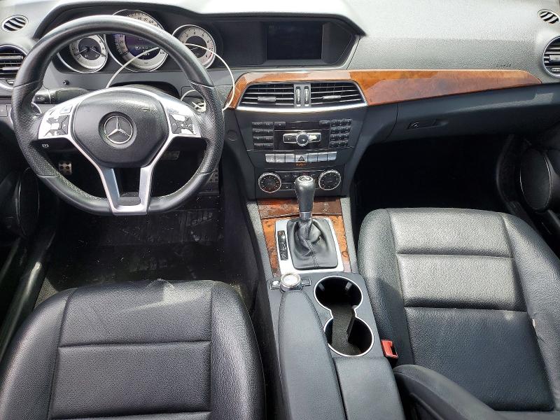 2014 Mercedes-benz C-klasse VIN WDDGF4HB0ER313195 COPART salvage auction — FRONT END, Tx - Salvage Vehicle Title, sold $975 on 2026-07-23 (photo 8)