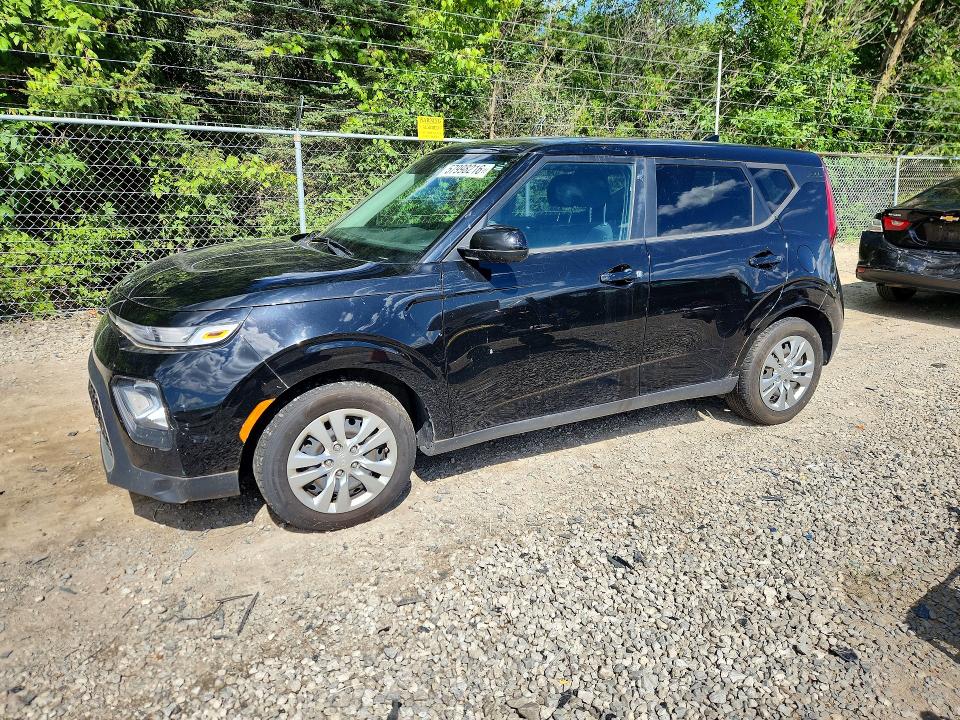 2020 Kia Soul VIN KNDJ23AUXL7705577 COPART salvage auction — REAR END, Oh - Certificate Of Title, sold $1,200 on 2026-07-29 (photo 1)