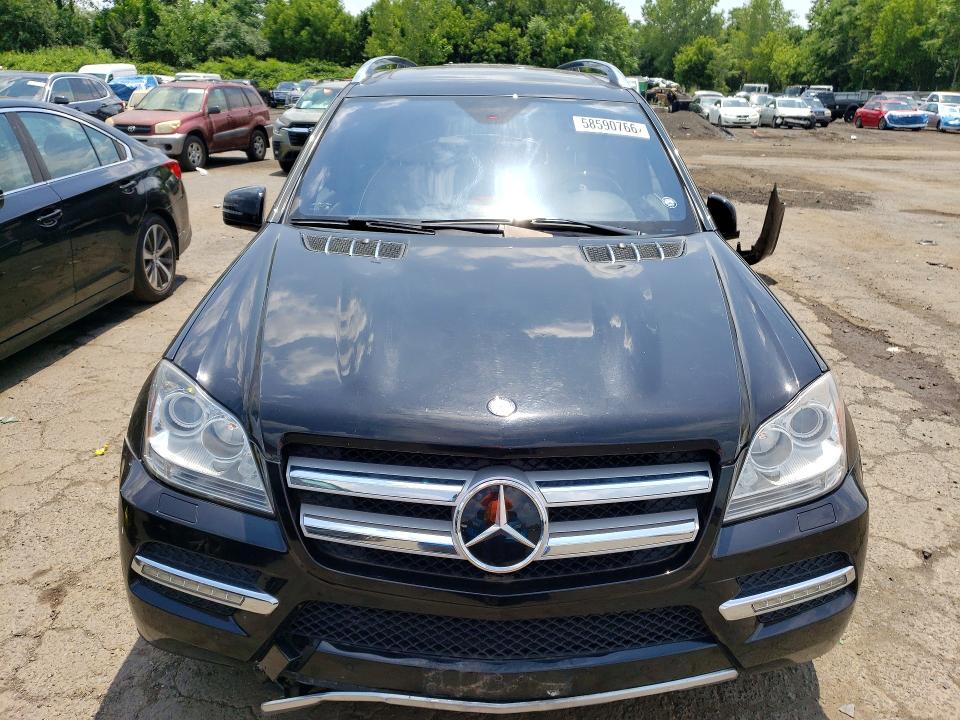 2011 Mercedes-benz Gl-klasse VIN 4JGBF2FE1BA629958 COPART salvage auction — WATER/FLOOD, Ct - Cert Of Title-Flood Salvage, sold $825 on 2026-07-10 (photo 5)