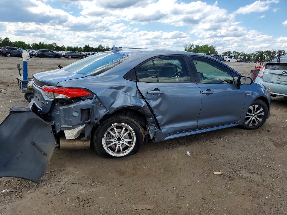 2020 Toyota Corolla VIN JTDEBRBE3LJ003793 COPART salvage auction — REAR END, Va - Cert Of Title - Salvage, sold $6,300 on 2026-07-22 (photo 3)