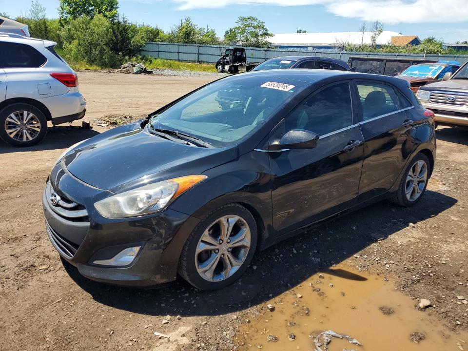 2013 Hyundai Elantra VIN KMHD35LE5DU041604 COPART salvage auction — FRONT END, Oh - Cert Of Title-Salvage, sold $775 on 2026-07-09 (photo 1)