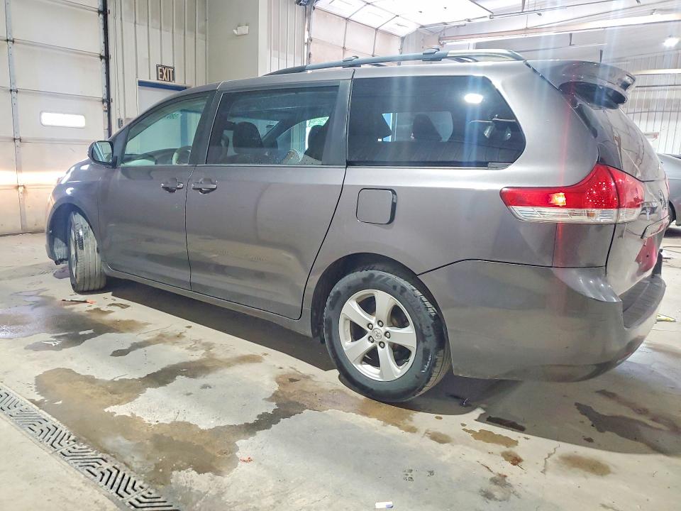 2014 Toyota Sienna VIN 5TDKK3DCXES500566 COPART salvage auction — REAR END, Pa - Certificate Of Salvage, sold $3,300 on 2026-07-02 (photo 2)
