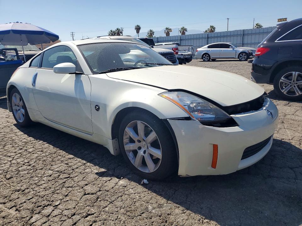 2003 Nissan 350z VIN JN1AZ34D63T105897 COPART salvage auction — FRONT END, CA - SALVAGE CERTIFICATE, sold $3,500 on 2026-07-16 (photo 4)