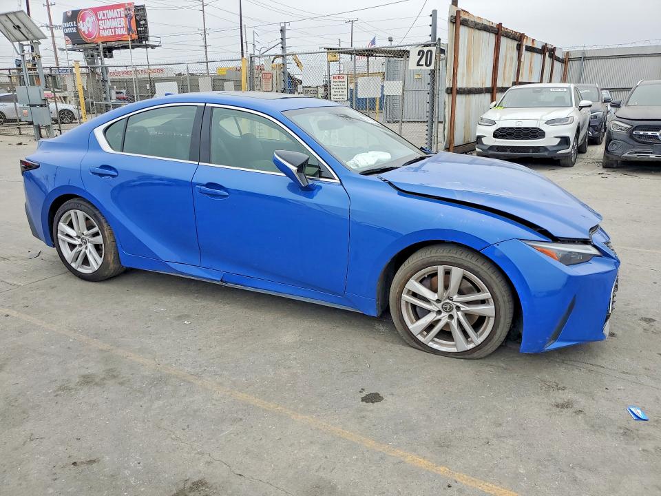2021 Lexus Is VIN JTHCA1D24M5112965 COPART salvage auction — FRONT END, Ca - Salvage Certificate, sold $9,100 on 2026-07-29 (photo 4)