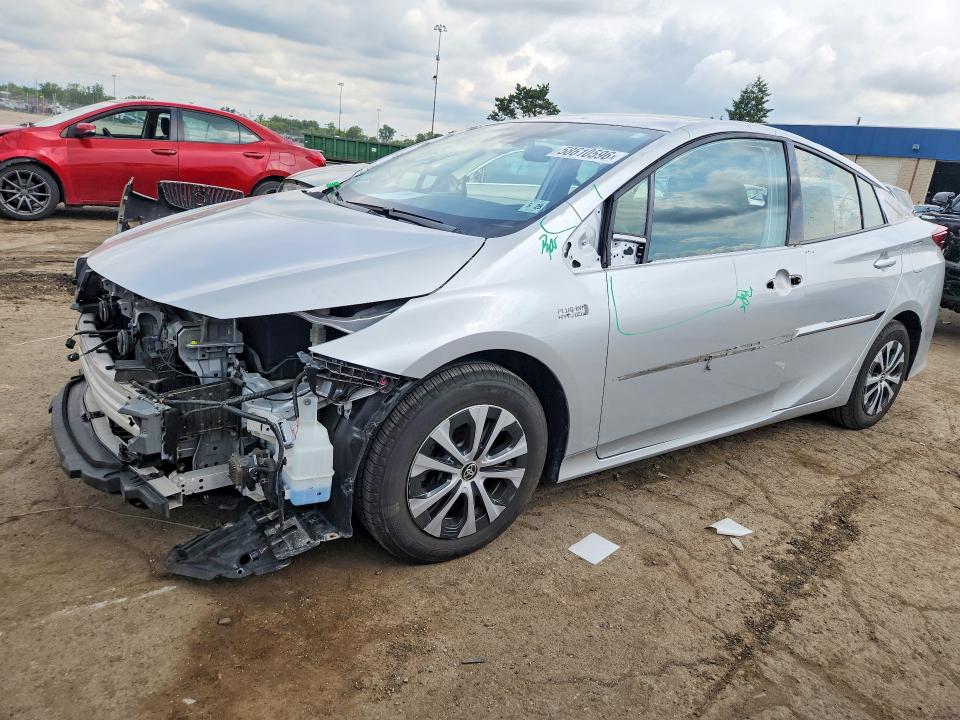 2020 Toyota Prius VIN JTDKARFP4L3143308 COPART salvage auction — FRONT END, Mi - Cert Of Title-Salvage Vehicle, sold $3,050 on 2026-07-31 (photo 1)