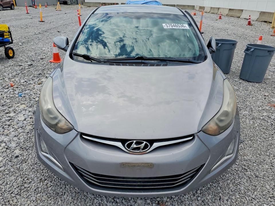 2014 Hyundai Elantra VIN KMHDH4AE2EU156922 COPART salvage auction — SIDE, OH - CERT OF TITLE-SALVAGE, sold $600 on 2026-07-02 (photo 5)