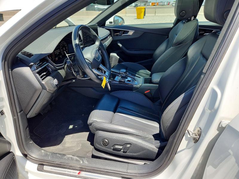 2023 Audi A4 VIN WAUEAAF4XPN011309 COPART salvage auction — FRONT END, Co - Public - Salvage Title, sold $325 on 2026-07-21 (photo 7)