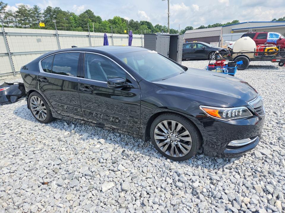 2017 Acura RLX VIN JH4KC1F54HC000861 COPART salvage auction — REAR END, GA - CERT OF TITLE-SALVAGE, sold $2,750 on 2026-07-23 (photo 4)