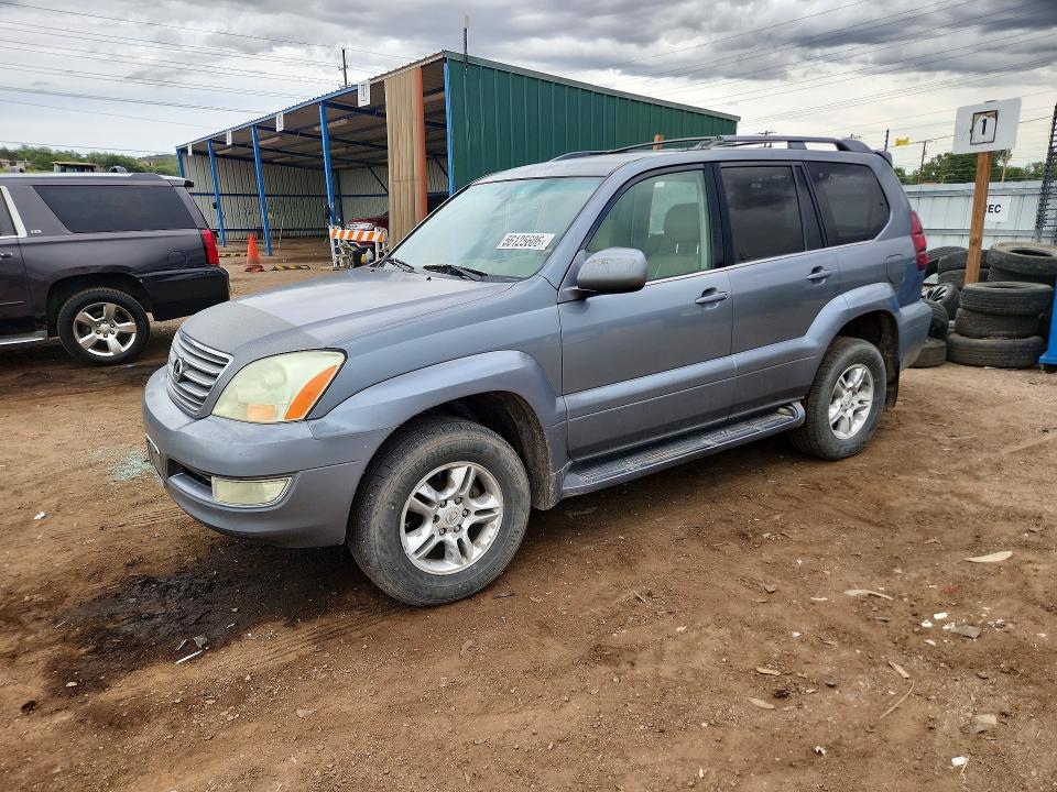2004 Lexus Gx VIN JTJBT20XX40034328 COPART salvage auction — HAIL, Co - Certificate Of Title, sold $3,150 on 2026-07-06 (photo 1)