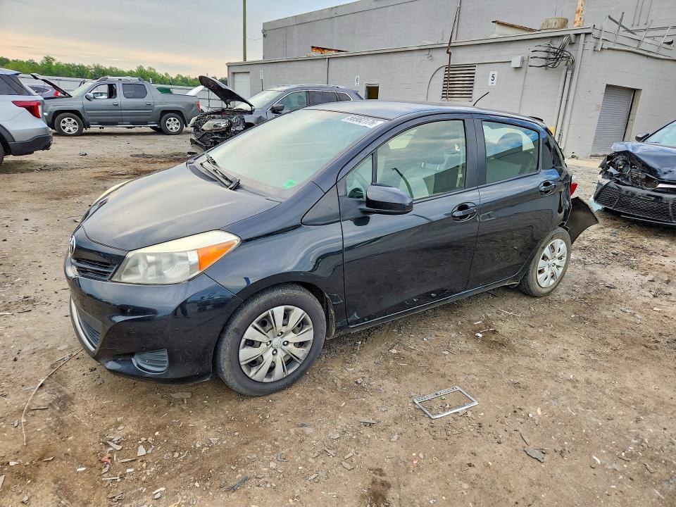 2012 Toyota Yaris VIN JTDKTUD31CD509121 COPART salvage auction — REAR END, Va - Cert Of Title - Salvage, sold $1,150 on 2026-07-08 (photo 1)