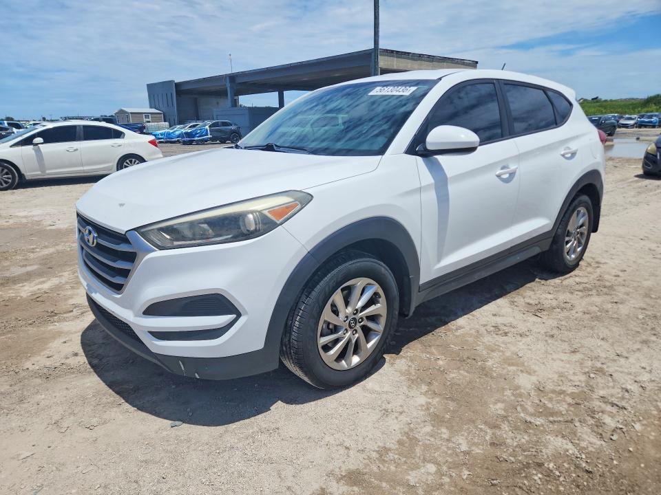 2017 Hyundai Tucson VIN KM8J23A48HU470181 COPART salvage auction — REAR END, Fl - Cert Of Title Slvg Rebuildable, sold $3,750 on 2026-07-02 (photo 1)