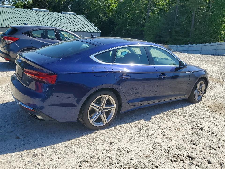 2021 Audi A5 VIN WAUDACF54MA058273 COPART salvage auction — MECHANICAL, Ma - Cert Of Title-Salvage, sold $9,700 on 2026-07-15 (photo 3)