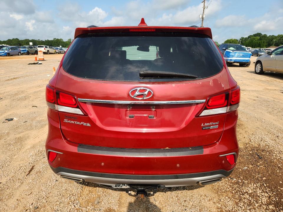 2017 Hyundai Santa fe VIN KM8SRDHFXHU220034 COPART salvage auction — FRONT END, Fl - Certificate Of Title (P), sold $4,700 on 2026-07-09 (photo 6)