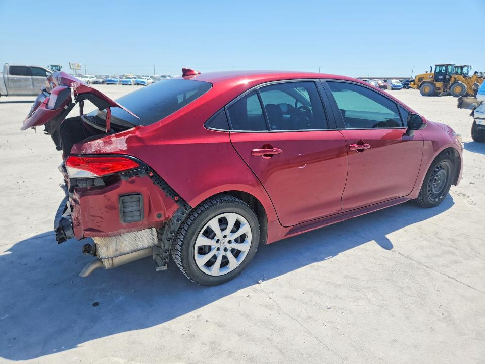 2022 Toyota Corolla VIN 5YFEPMAE8NP390345 COPART salvage auction — REAR END, Tx - Salvage Vehicle Title, sold $3,650 on 2026-07-17 (photo 3)
