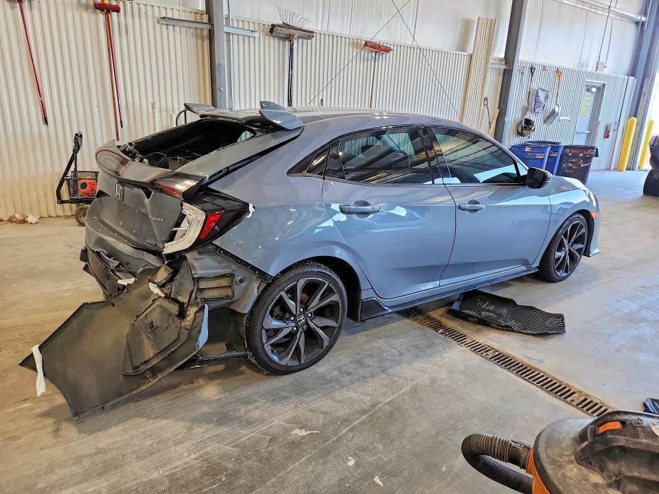 2019 Honda Civic VIN SHHFK7H40KU216129 COPART salvage auction — REAR END, Ne - Cert Of Title-Salvage, sold $3,300 on 2026-07-28 (photo 3)