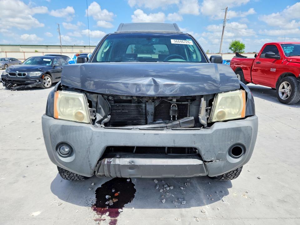 2008 Nissan Xterra VIN 5N1AN08W08C521191 COPART salvage auction — FRONT END, Tx - Salvage Vehicle Title, sold $800 on 2026-07-02 (photo 5)