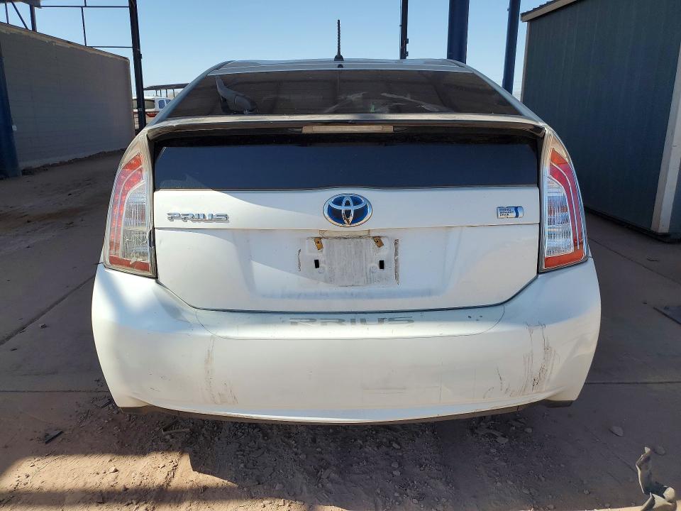 2014 Toyota Prius VIN JTDKN3DU8E0390684 COPART salvage auction — FRONT END, Az - Cert Of Title - Salvage, sold $975 on 2026-07-07 (photo 6)