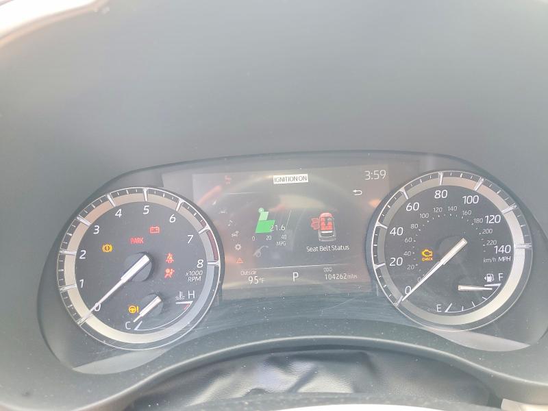 2020 Toyota Highlander VIN 5TDGZRAH2LS503995 COPART salvage auction — REAR END, Tx - Salvage Vehicle Title, sold $11,600 on 2026-07-13 (photo 9)