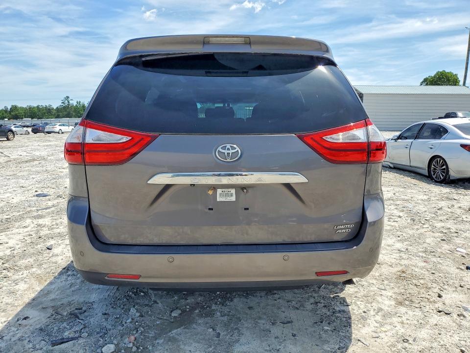 2016 Toyota Sienna VIN 5TDDK3DC2GS132041 COPART salvage auction — FRONT END, Ga - Cert Of Title-Salvage, sold $6,300 on 2026-07-27 (photo 6)