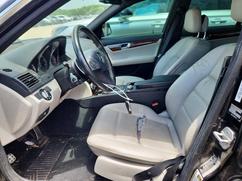 2009 Mercedes-benz C class VIN WDDGF54XX9F220909 COPART salvage auction — REAR END, TX - SALVAGE VEHICLE TITLE, sold $750 on 2026-07-20 (photo 7)