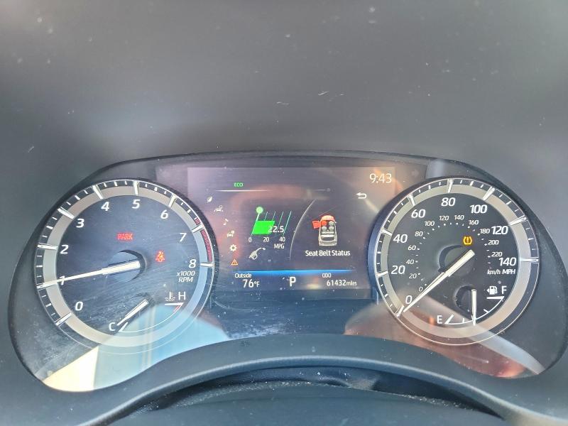 2020 Toyota VIN 5TDGZRAH9LS021461 COPART salvage auction — HAIL, CO - CERT OF TITLE-REBUILT SALVAGE, sold $18,700 on 2026-07-20 (photo 9)