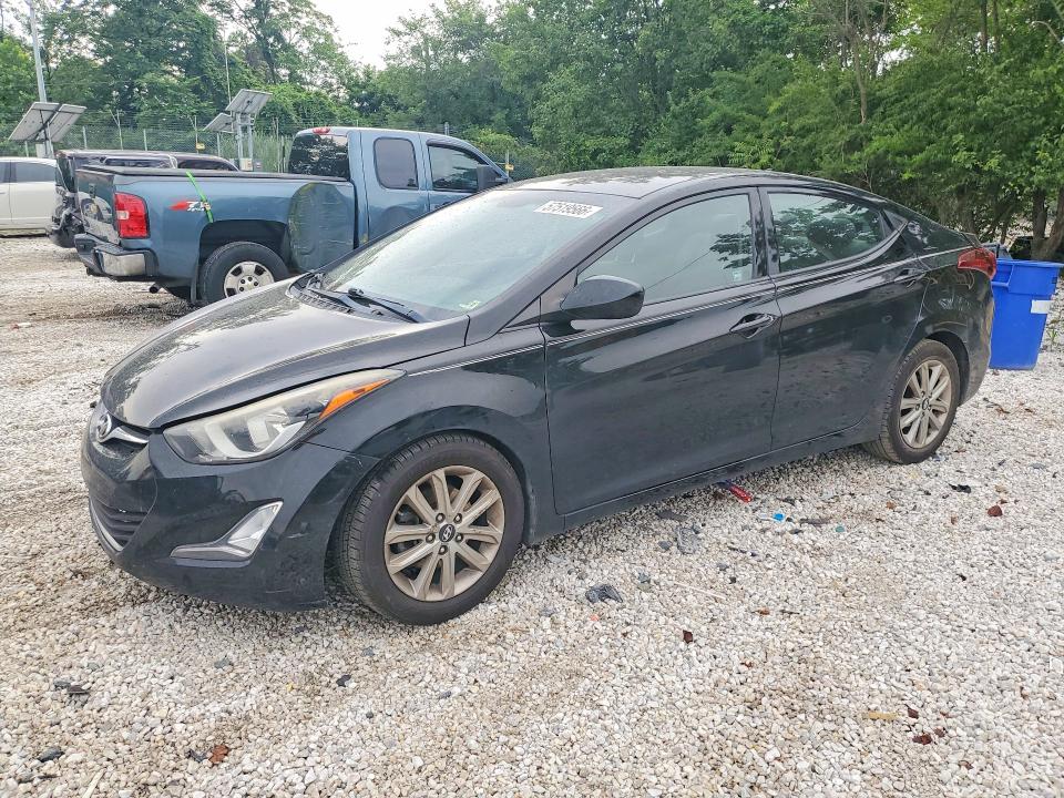 2014 Hyundai VIN KMHDH4AE2EU138498 COPART salvage auction — VANDALISM, Md - Cert Of Salvage > 75% Damage, sold $1,150 on 2026-07-02 (photo 1)