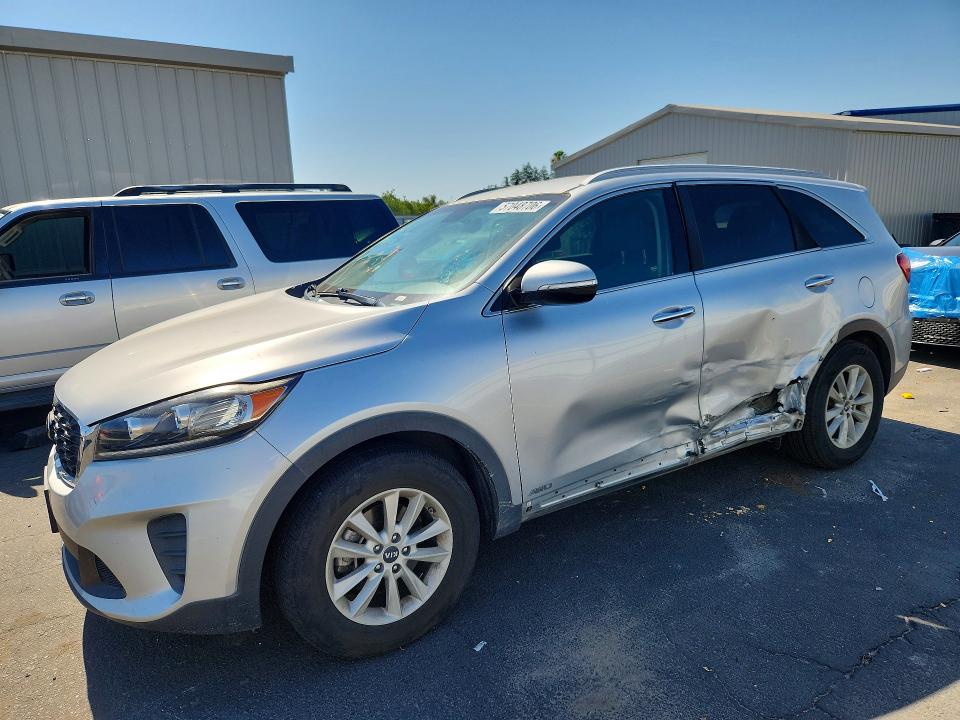 2019 Kia Sorento VIN 5XYPGDA54KG541710 COPART salvage auction — SIDE, Ca - Salvage Certificate, sold $2,300 on 2026-07-13 (photo 1)