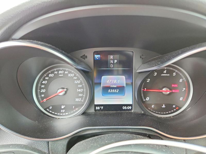 2019 Mercedes-benz Glc VIN WDC0G4KB7K1005642 COPART salvage auction — FRONT END, ID - SALVAGE CERTIFICATE OF TITLE, sold $9,300 on 2026-07-29 (photo 9)
