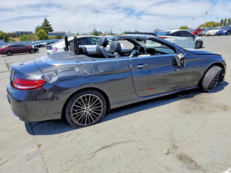 2020 Mercedes-benz C class VIN WDDWK8DB4LF965563 COPART salvage auction — ROLLOVER, CA - SALVAGE CERTIFICATE, sold $3,600 on 2026-08-14 (photo 3)