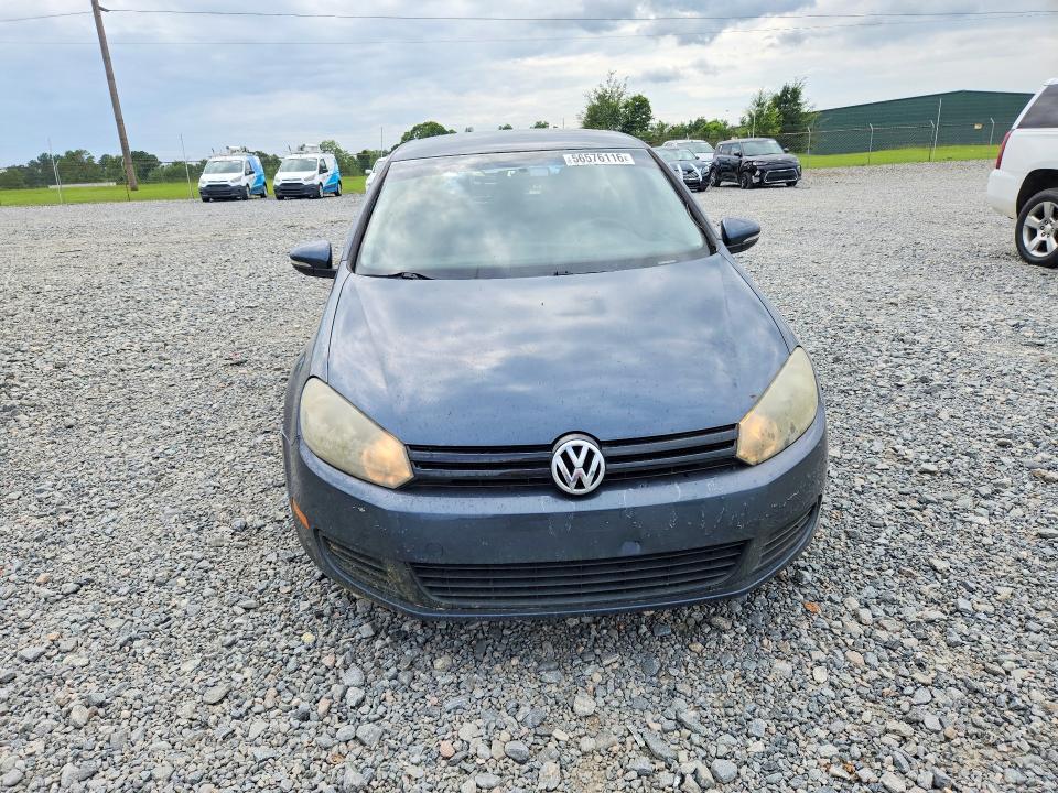 2012 Volkswagen Golf VIN WVWBB7AJ4CW196559 COPART salvage auction — REAR END, Ga - Cert Of Title-Salvage, sold $475 on 2026-08-04 (photo 5)