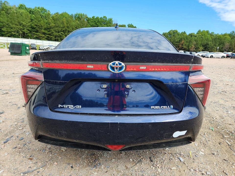 2019 Toyota Mirai VIN JTDBVRBD2KA006023 COPART salvage auction — MINOR DENT/SCRATCHES, La - Certificate Of Title, sold $2,500 on 2026-07-13 (photo 6)