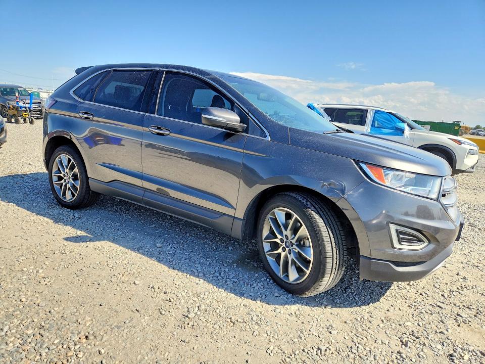 2017 Ford Edge VIN 2FMPK4K96HBB10861 COPART salvage auction — SIDE, Co - Salvage Title, sold $3,200 on 2026-07-02 (photo 4)