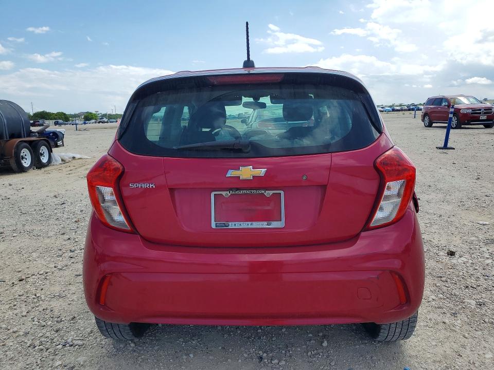 2020 Chevrolet VIN KL8CB6SA5LC424494 COPART salvage auction — SIDE, TX - SALVAGE VEHICLE TITLE (P), sold $1,100 on 2026-07-23 (photo 6)