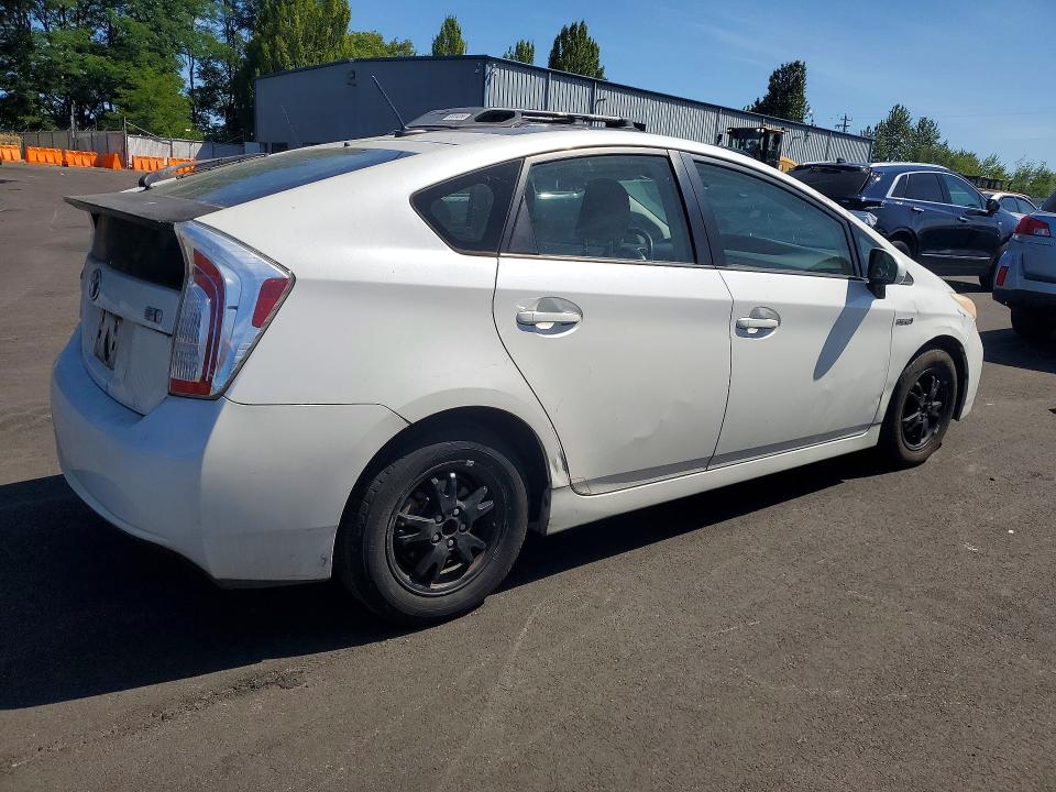 2012 Toyota Prius VIN JTDKN3DU1C5374620 COPART salvage auction — FRONT END, Wa - Cert Of Ownership-Rebuilt, sold $3,100 on 2026-07-20 (photo 3)
