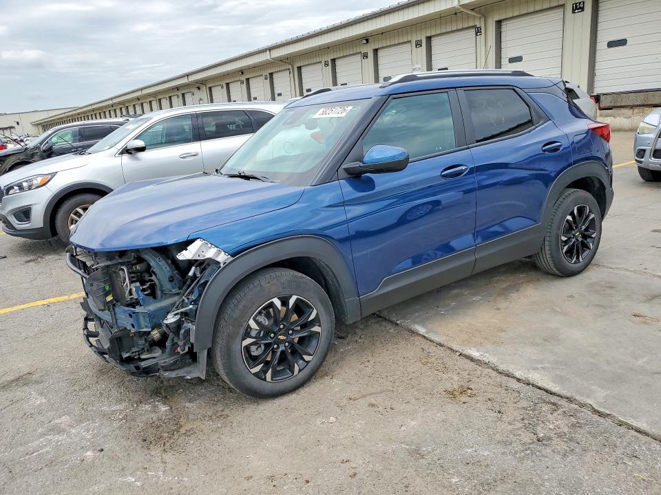 2021 Chevrolet VIN KL79MPS2XMB051287 COPART salvage auction — FRONT END, Ky - Cert Of Title-Salvage, sold $4,800 on 2026-07-27 (photo 1)