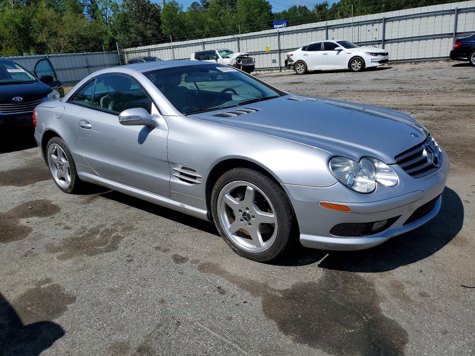 2003 Mercedes-benz Sl-class VIN WDBSK75F53F055665 COPART salvage auction — MECHANICAL, Ga - Certificate Of Title, sold $5,700 on 2026-07-20 (photo 4)